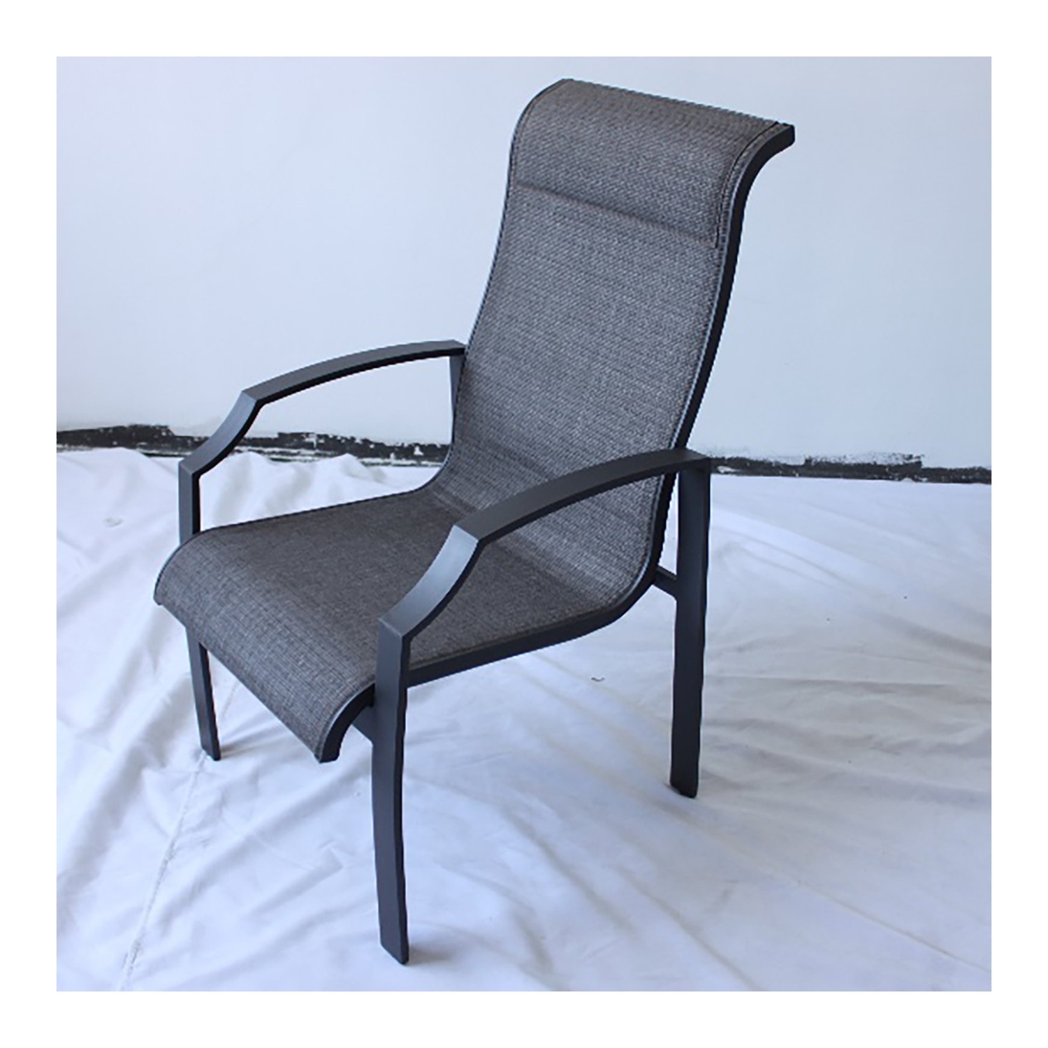 Living Accents Icarus Black Aluminum Frame Chair