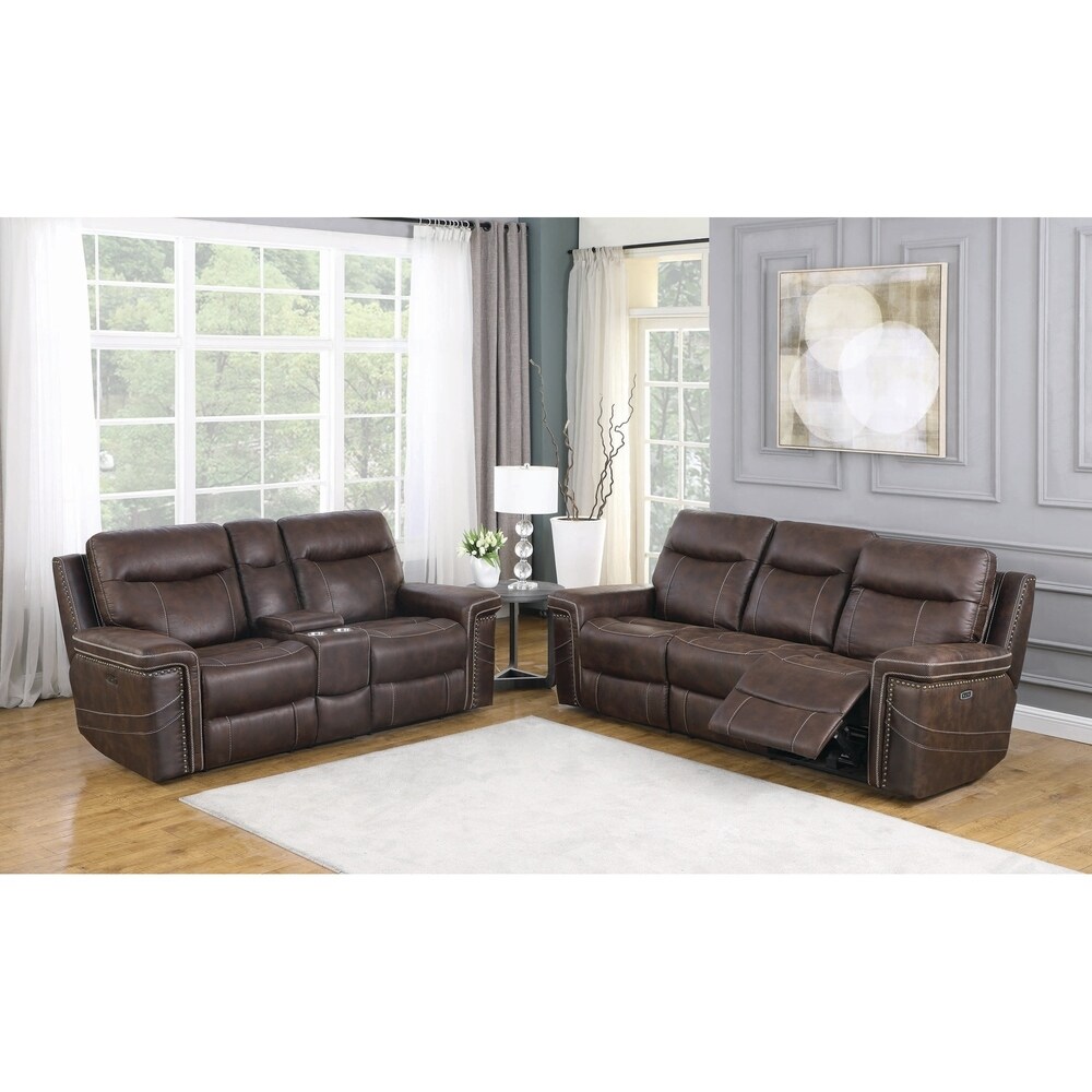 Coaster Furniture Wixom 2 piece Upholstered Tufted Living Room Set
