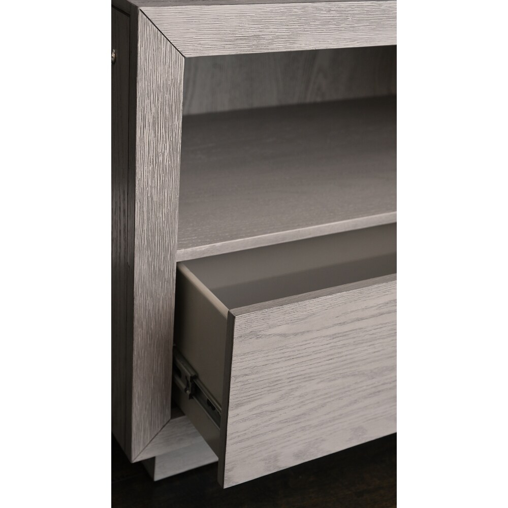 Abbyson Freemont One Drawer and Shelf Nightstand