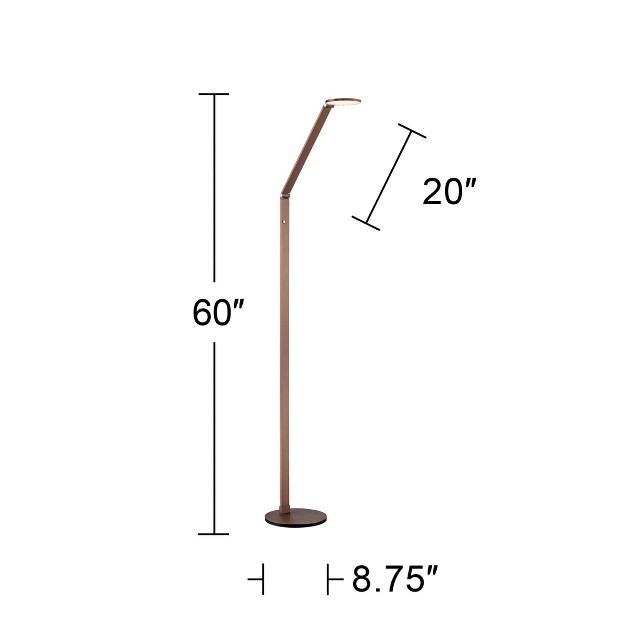 Tall French Bronze Brown Metal Led Adjustable For Living Room Reading Bedroom Office House Home