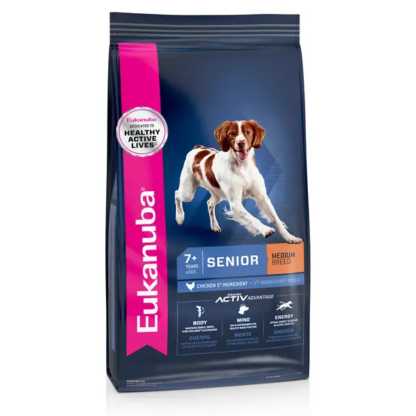 Eukanuba 30 lb Chicken Senior Medium Breed Dry Dog Food