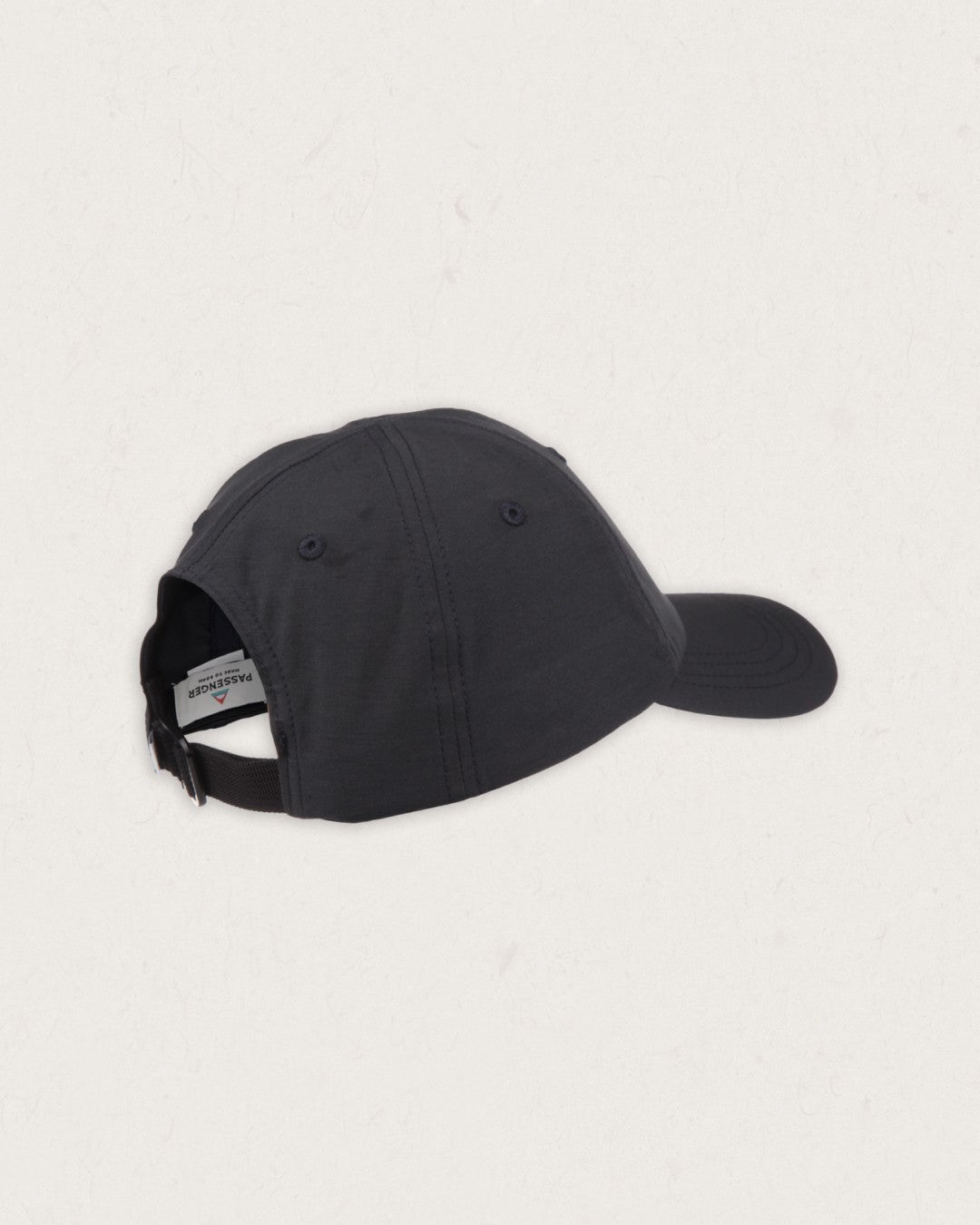 Active Organic 6 Panel Cap - Black