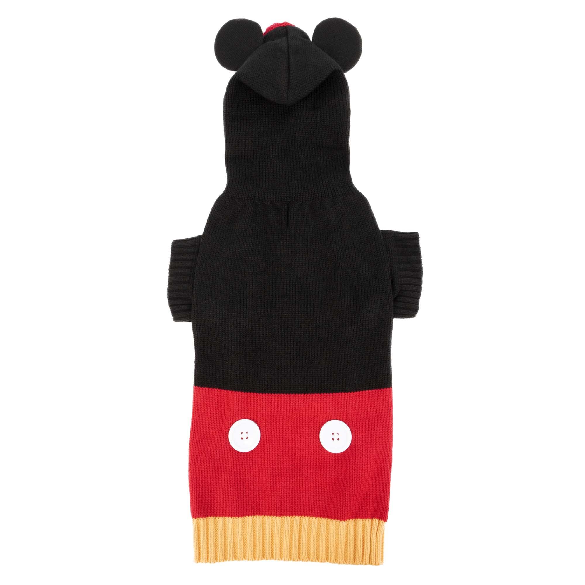 Harry Barker Black Classic Mickey Ear Dog Sweater， X-Small