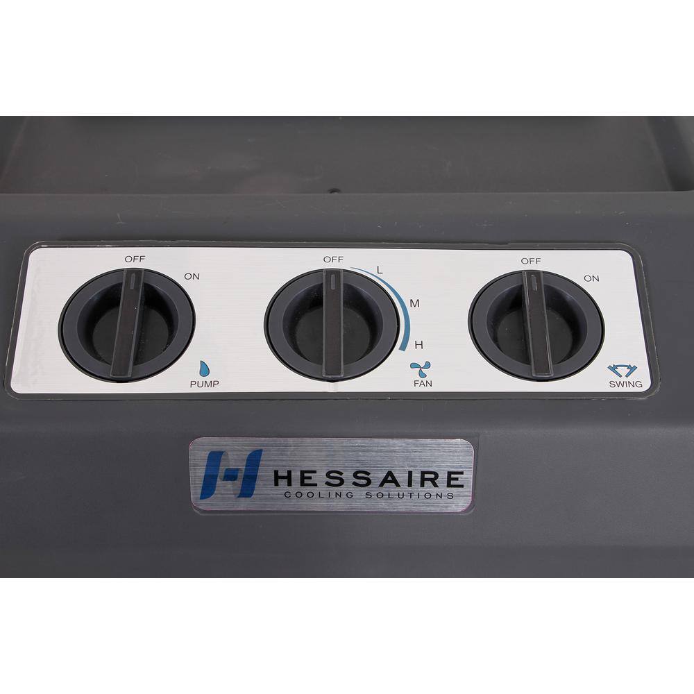 Hessaire Reconditioned 5300 CFM 3-Speed Portable Evaporative Cooler (Swamp Cooler) for 1600 sq. ft. MC61V-RFB