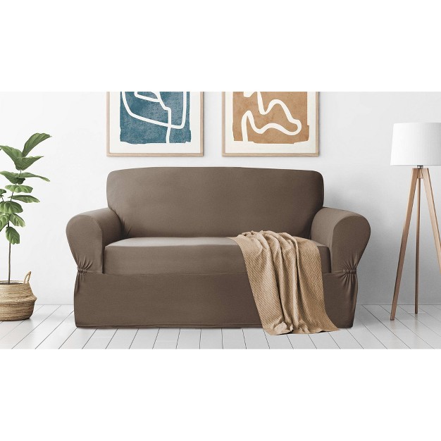 Stretch Plush Loveseat Slipcover Zenna Home