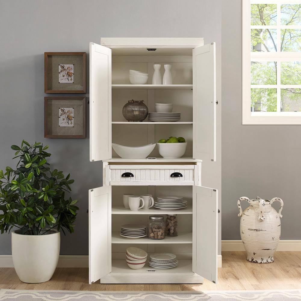 CROSLEY FURNITURE Seaside White Kitchen Pantry CF3103-WH