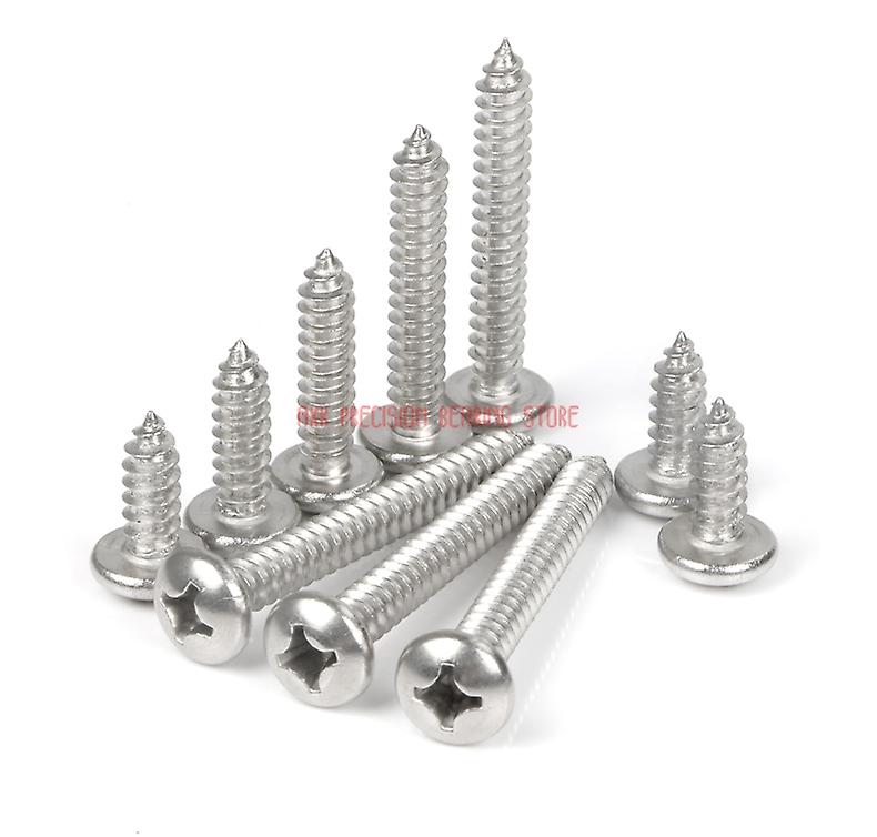 Drywall Parafusos Wood Screws 50pcs/lot Gb818 M4x35 Mm M4*35 304 Stainless Steel Phillips Cross Recessed Pan Head Screw