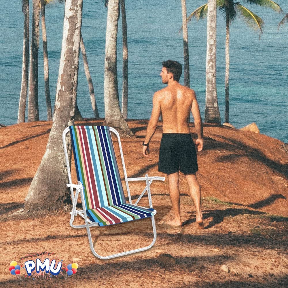 PMU 2 Position Brazil Sand Chair (Multicolored) Pkg/1