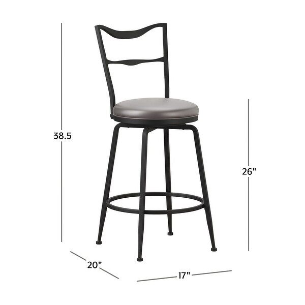 Hillsdale Furniture Larimore Metal Swivel Stool