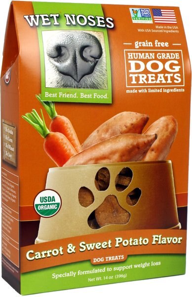 Wet Noses Grain-Free Carrot and Sweet Potato Flavor Dog Treats