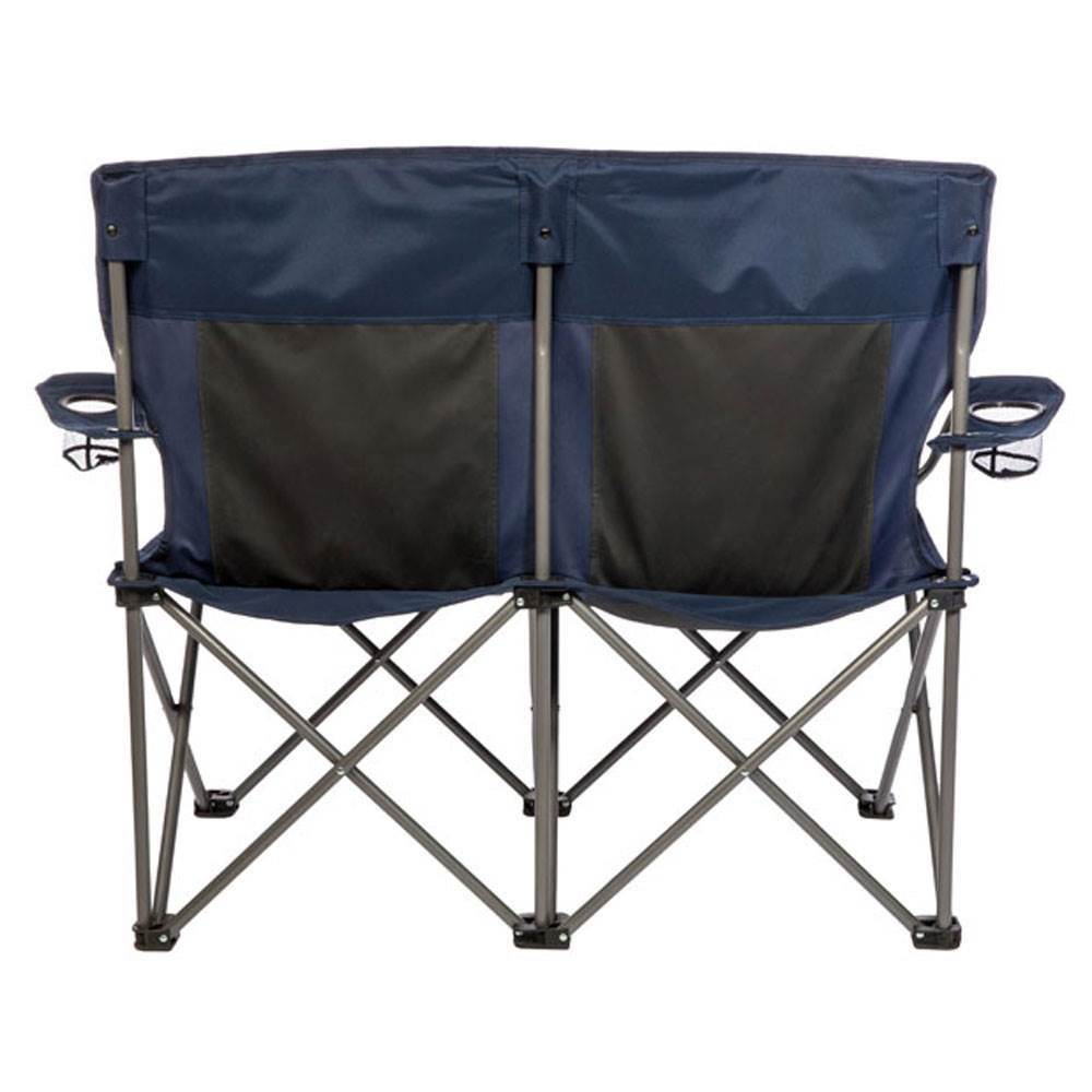 Kamp-Rite 2 Person Outdoor Tailgating Camping Double Folding Lawn Chair (2 Pack)