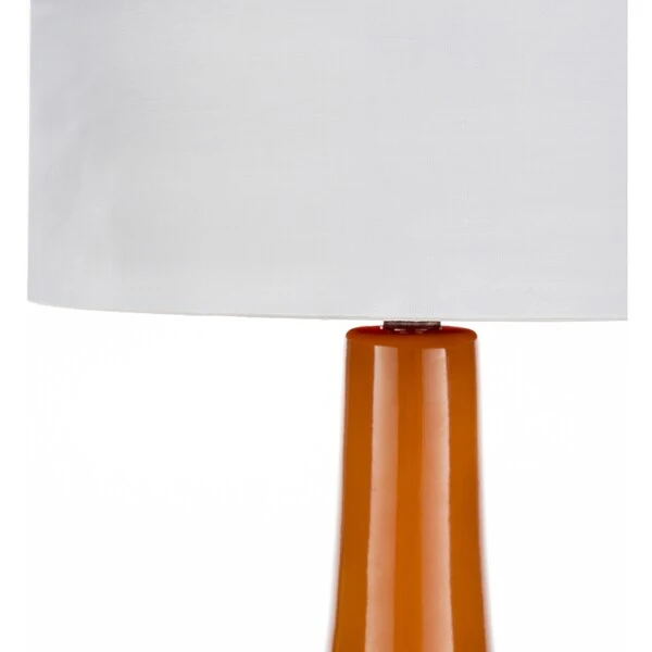 Modern Emily Table Lamp with Glazed Ceramic Base