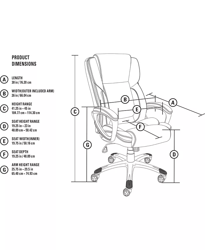 Serta Works Executive Office Chair