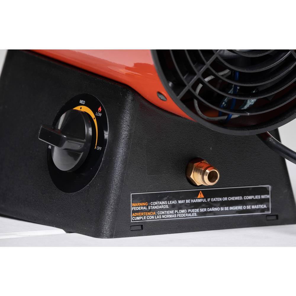 HEATFAST 60000 BTU LP Forced Air Propane Space Heater with Variable Heat Control HF60G