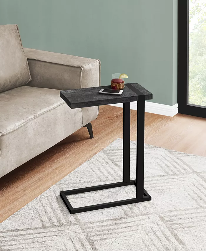 Monarch Specialties Side Table with 2 Shelves