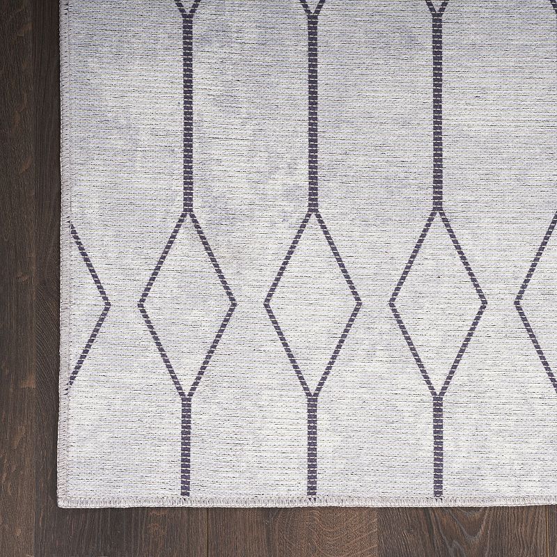 Nicole Curtis Series 1 Modern Geometric Washable Indoor Area Rug