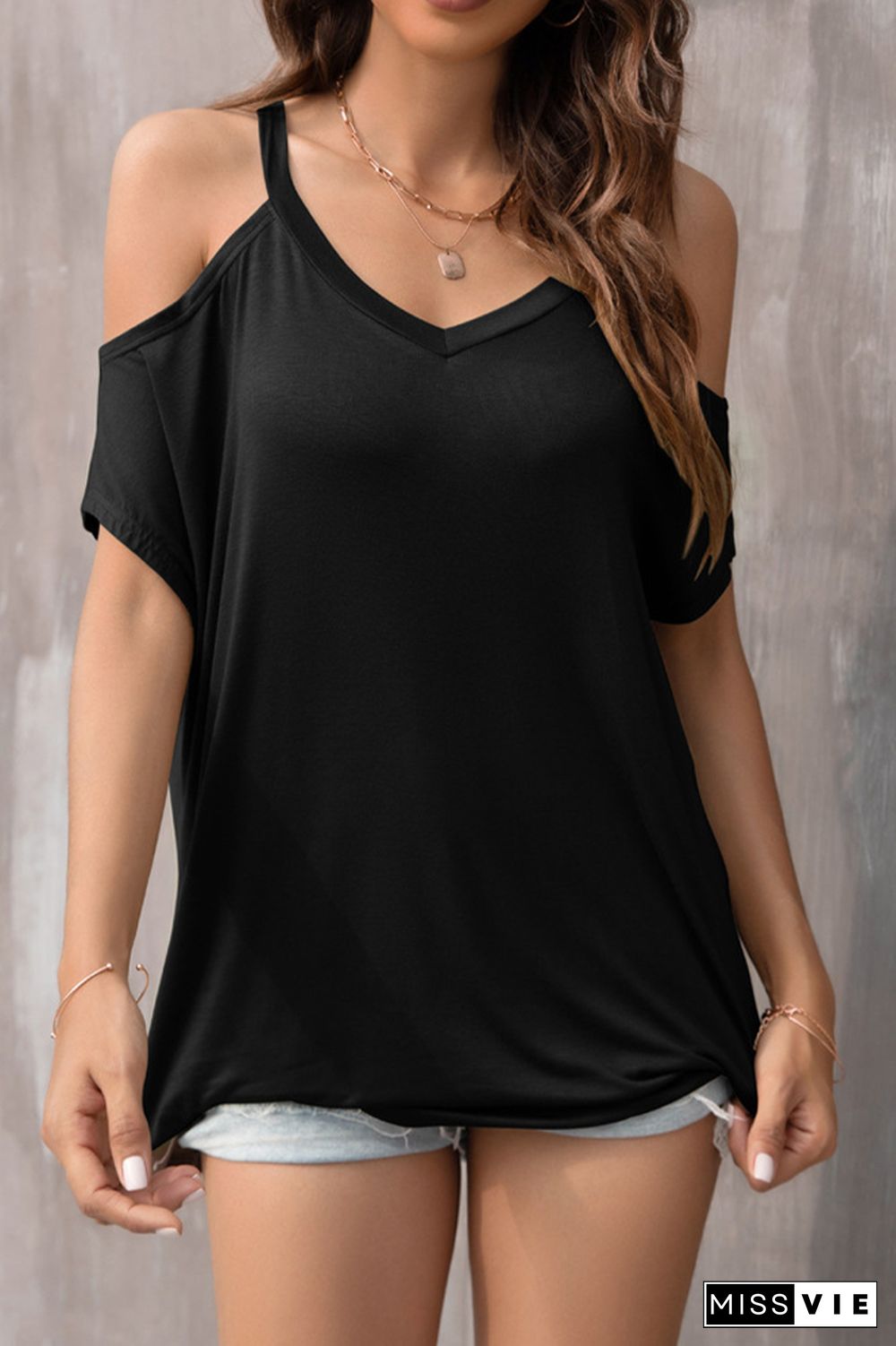 Halter Off Shoulder T-shirts Wholesale