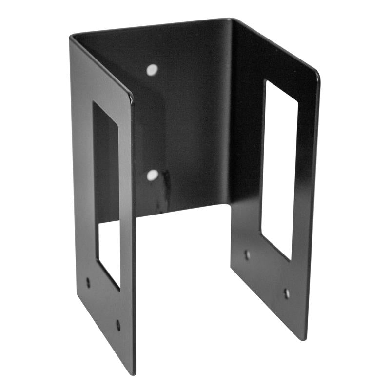 LOG BRACKET STL BLK 4PK