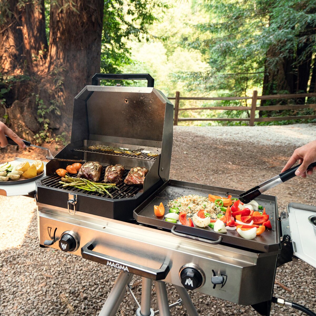 Magma Crossover Grill Double Burner Firebox