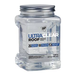 DAP Ultra Clear Roof 32 oz. Crystal Clear Waterproof Rubberized Roof Sealant 18396