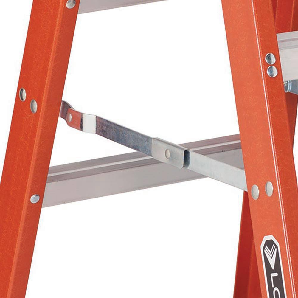 Louisville Ladder 10 ft. Fiberglass Twin Step Ladder with 300 lbs. Load Capacity Type IA Duty Rating FM1510