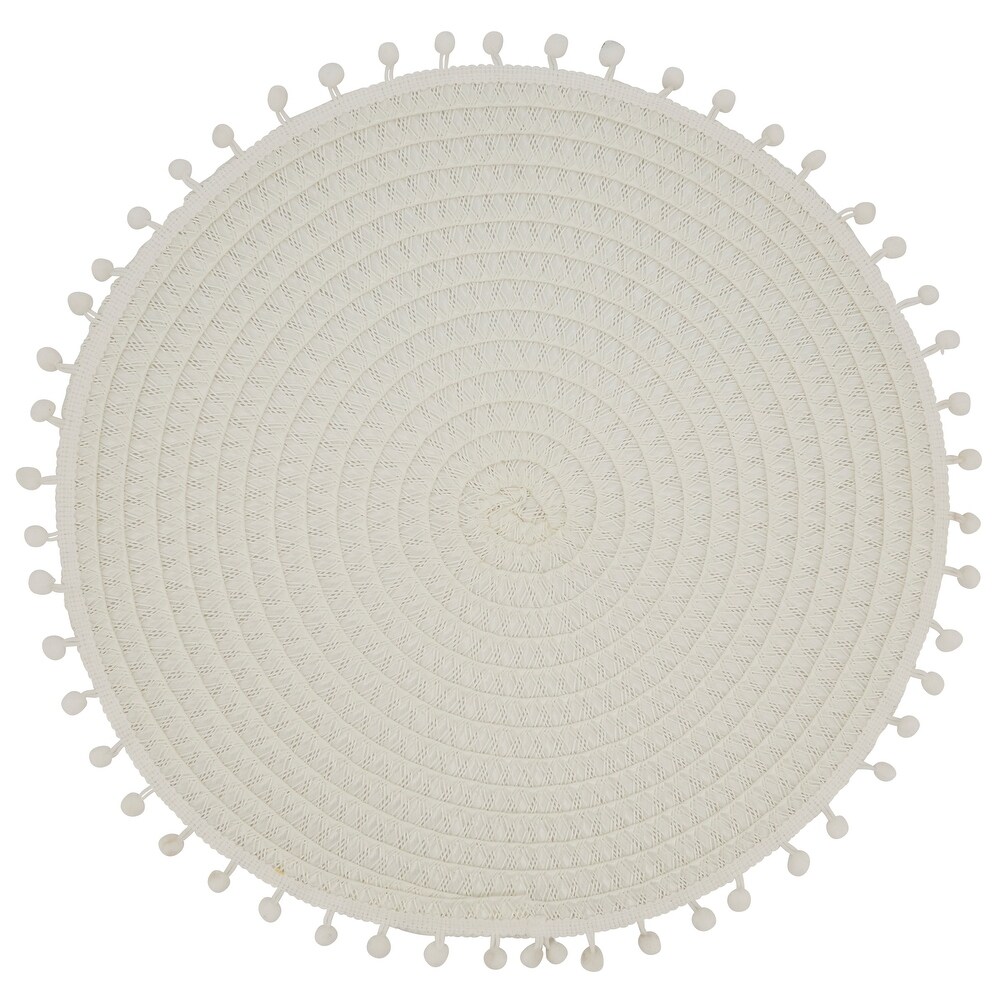 Pom Pom Design Placemats (Set of 4)