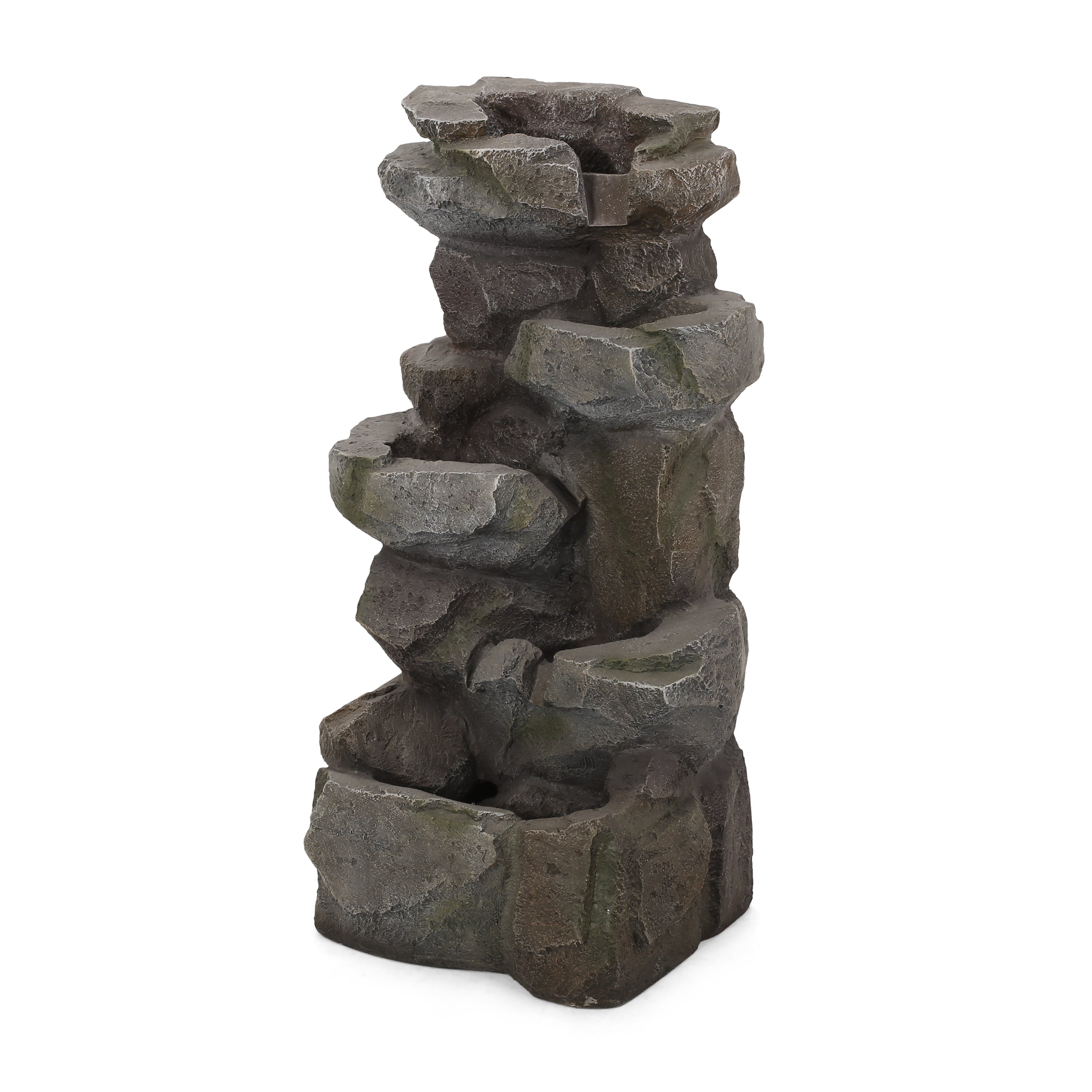 Trion Outdoor 4 Tier Rock Fountain