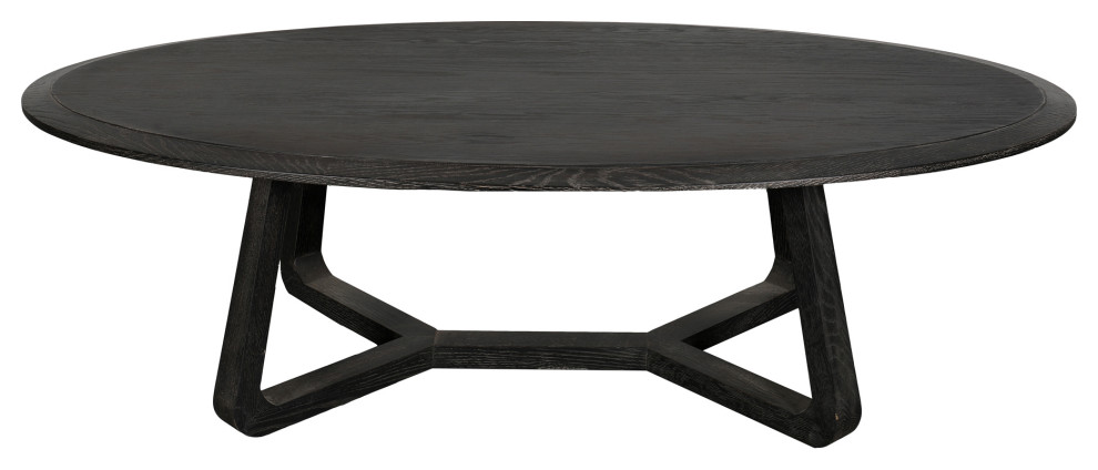 Nathan Coffee Table  Black   Transitional   Coffee Tables   by HedgeApple  Houzz