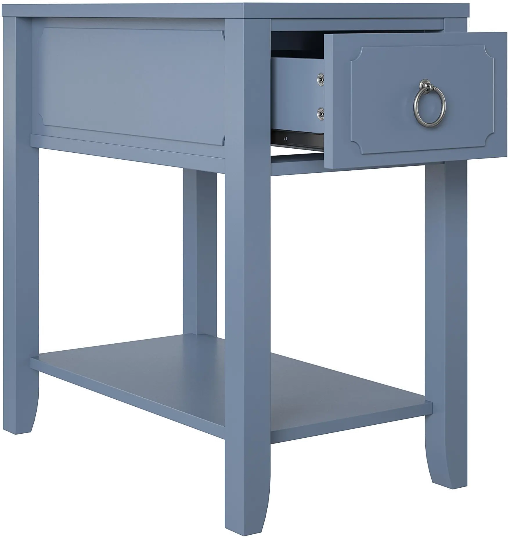 Majesty Blue Narrow Side Table