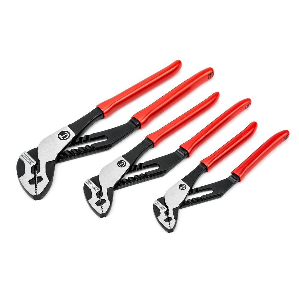 Crescent Z2 K9 Straight Jaw Dipped Handle Tongue and Groove Plier Set (3-Piece) RTZ2SET3