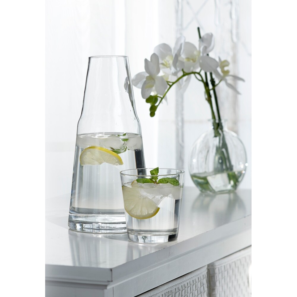 Stylesetter Soho Glass 2 Piece Bedside Water Carafe with Tumbler Set