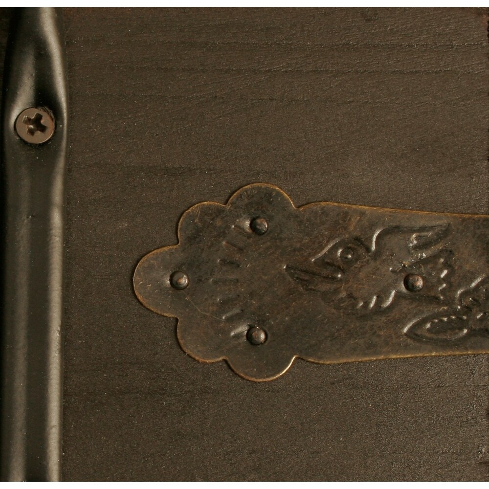 Wald Imports Brown Wood Decorative Tray