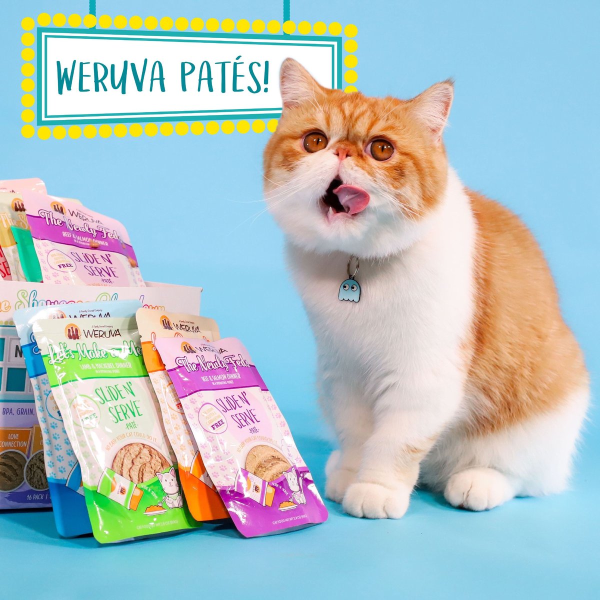 Weruva Slide N' Serve Name 'Dat Tuna Tuna Dinner Pate Grain-Free Cat Food Pouches