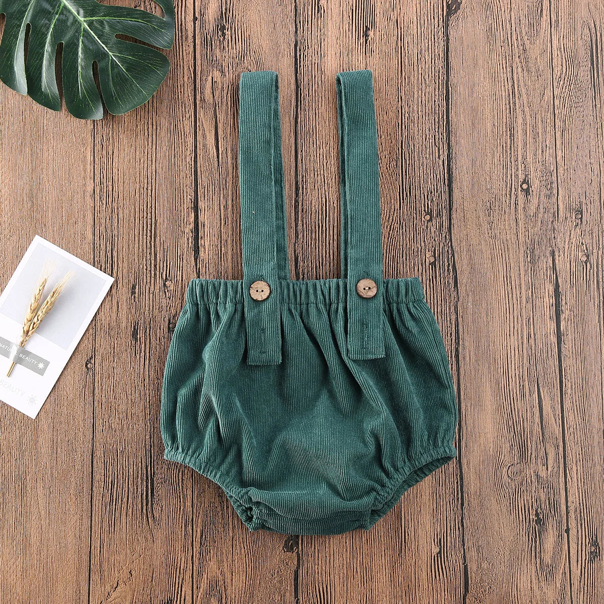 lioraitiin 0-24M Baby Boys Rompers Girls Cute Corduroy Suspender Rompers Baby Summer Kids Clothing Toddler Shorts Bottoms