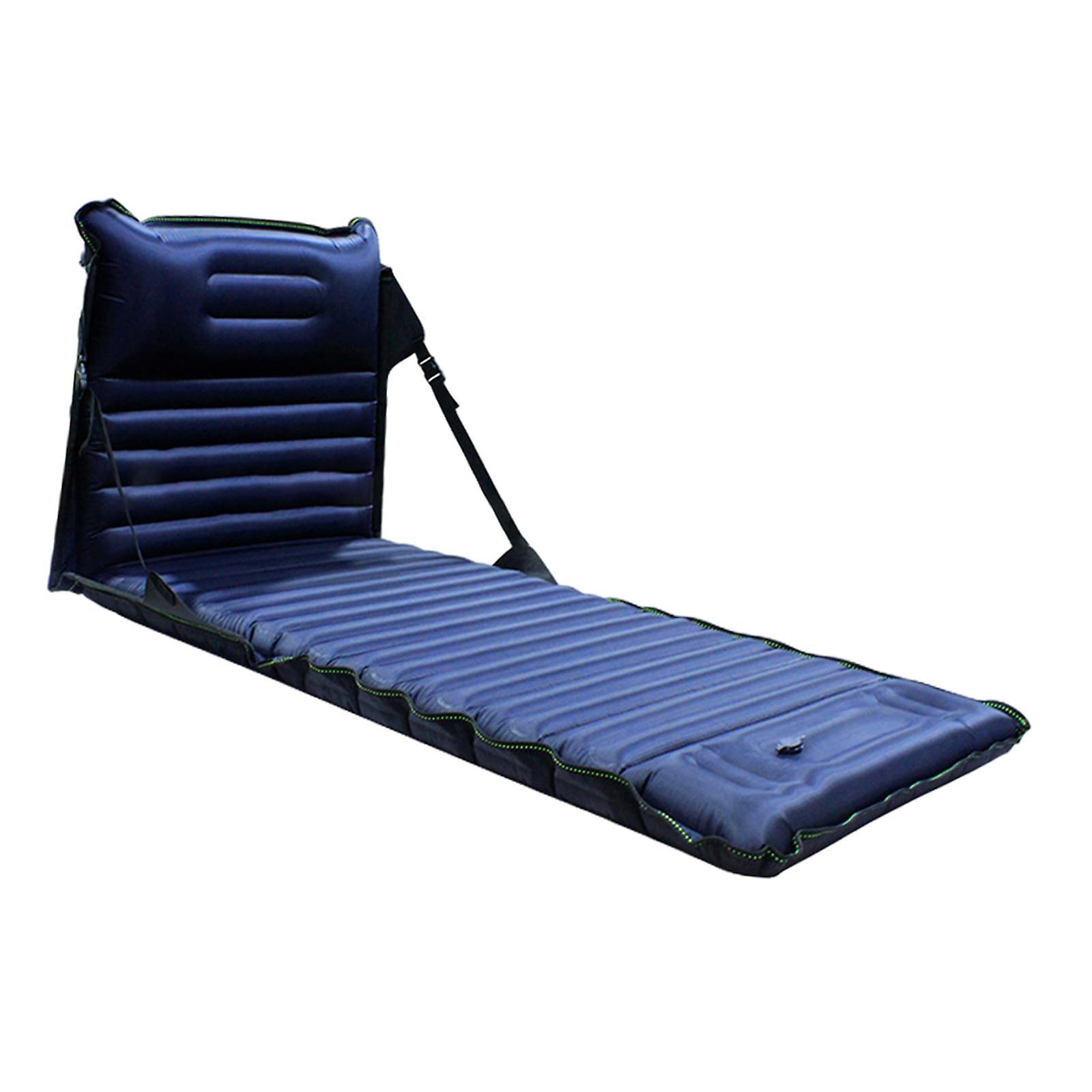 Camping Sleeping Pad Compact Camping Mattress For Backpacking Picnic Outdoor Navy Blue