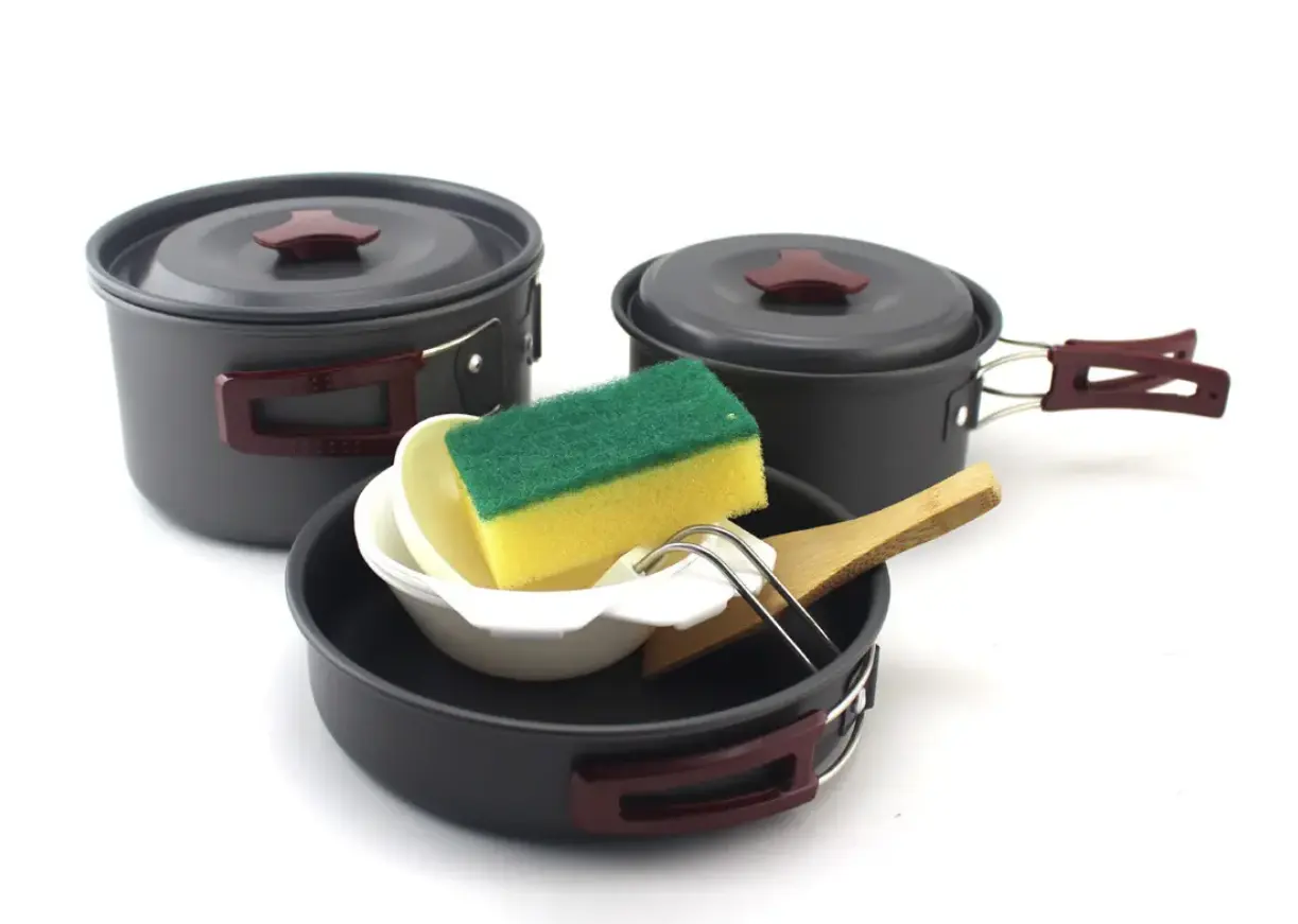 camping   hiking stove cookware set combination