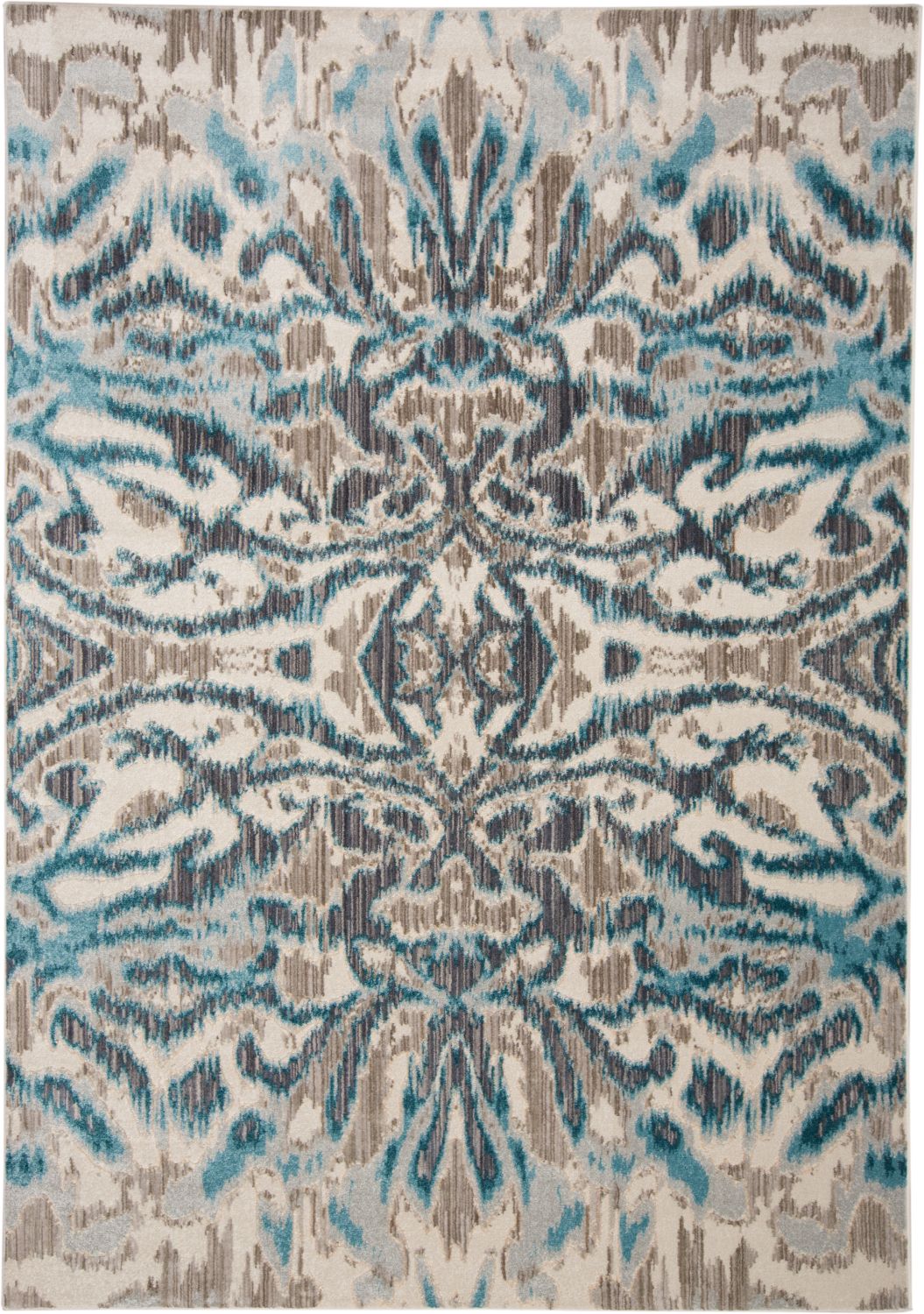 Arsene Teal and Taupe Rug by BD Fine