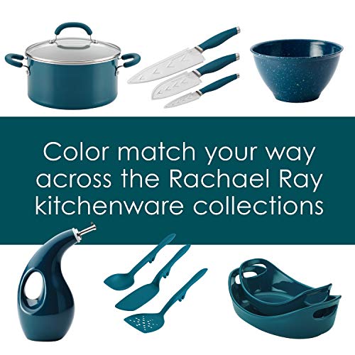 Rachael Ray Gadgets Utensil Kitchen Cooking Tools Set, 6 Piece, Marine Blue