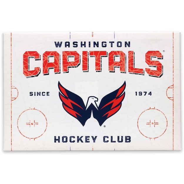 Nhl Washington Capitals Rink Canvas