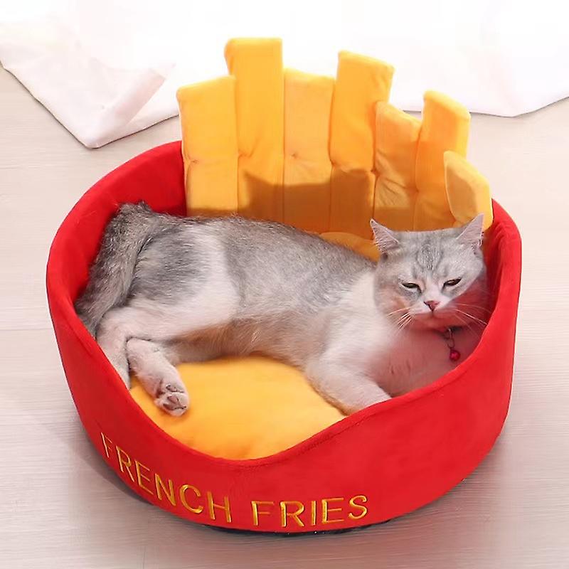 Pet Products， Cat Kennel， Dog Kennel， Pet Sleeping Cute， Love Potato Chip Kennel