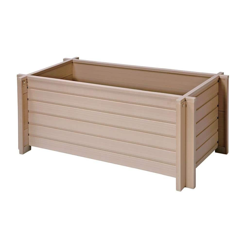 New Age Pet Rectangular 42 in. ECOFLEX Garden-Flower Planter EPLT103-R42