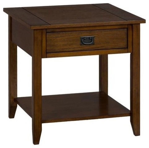 Mission Oak End Table   Transitional   Side Tables And End Tables   by Kolibri Decor  Houzz