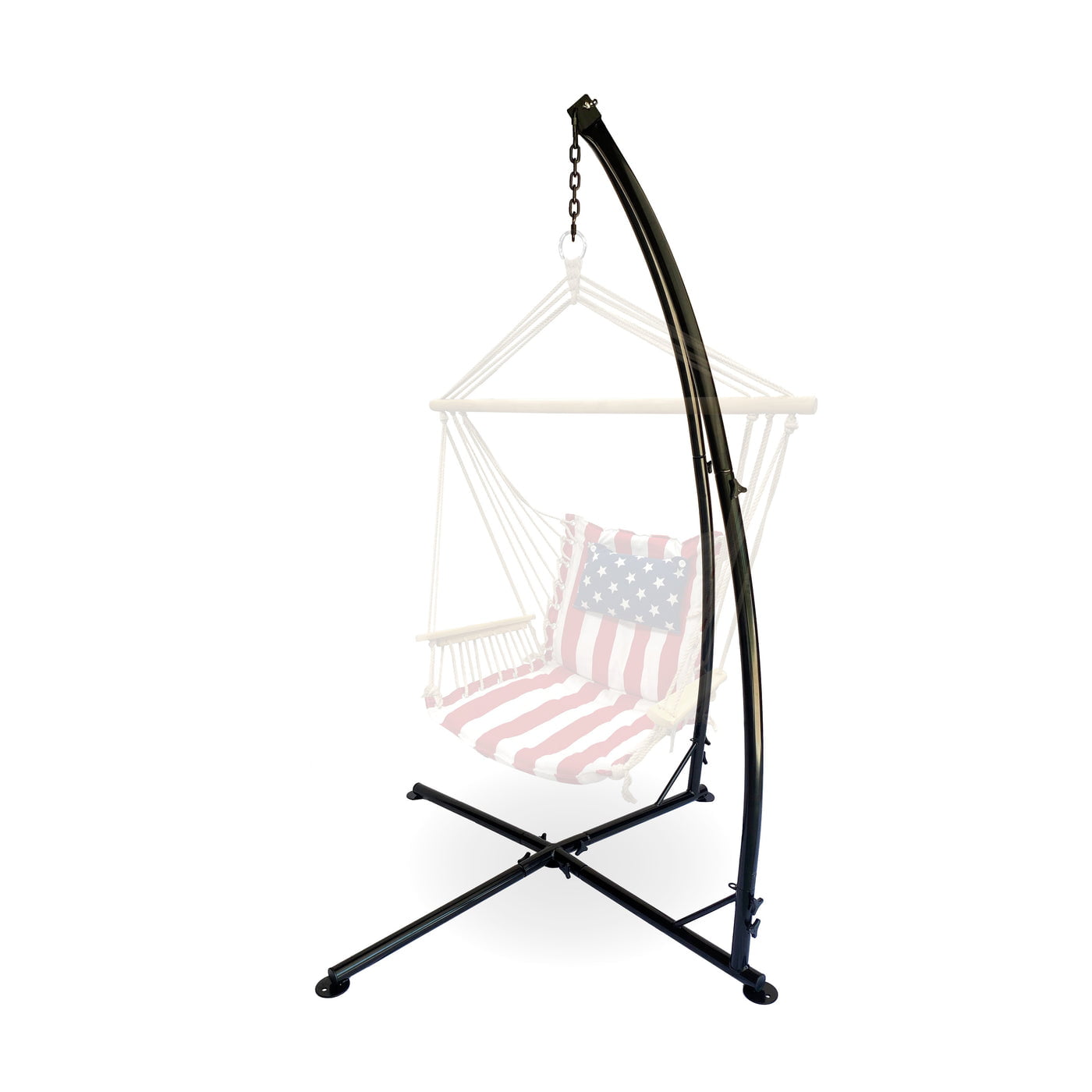 Hanging Chair Stand (Stand Only), Hammock Chair Stand for Indoor Outdoor, Heavy Duty 350 Lb Weight Capacity