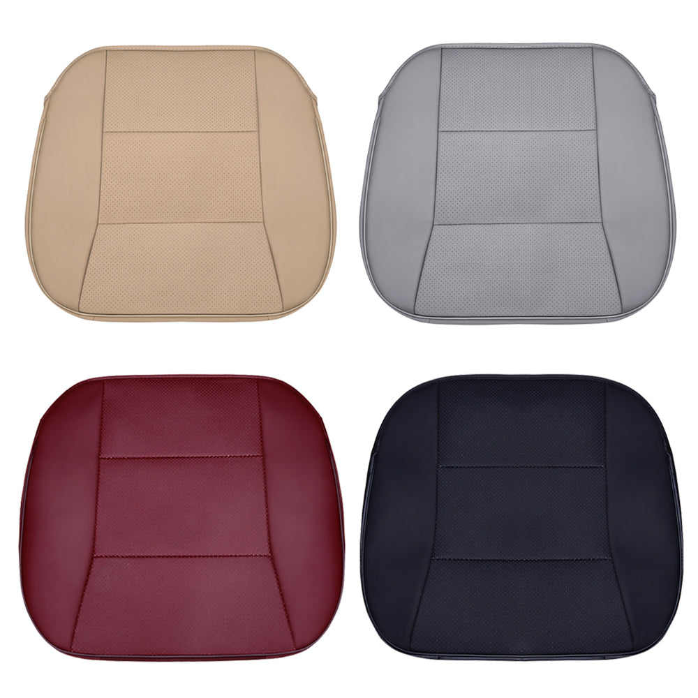 OTOEZ 3D PU Leather Car Front Seat Cover Cushion Protector Half Surround Universal