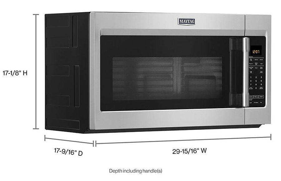 Maytag 1.9 Cu. Ft. Fingerprint Resistant Stainless Steel Over-The-Range Microwave With Dual Crisp Feature