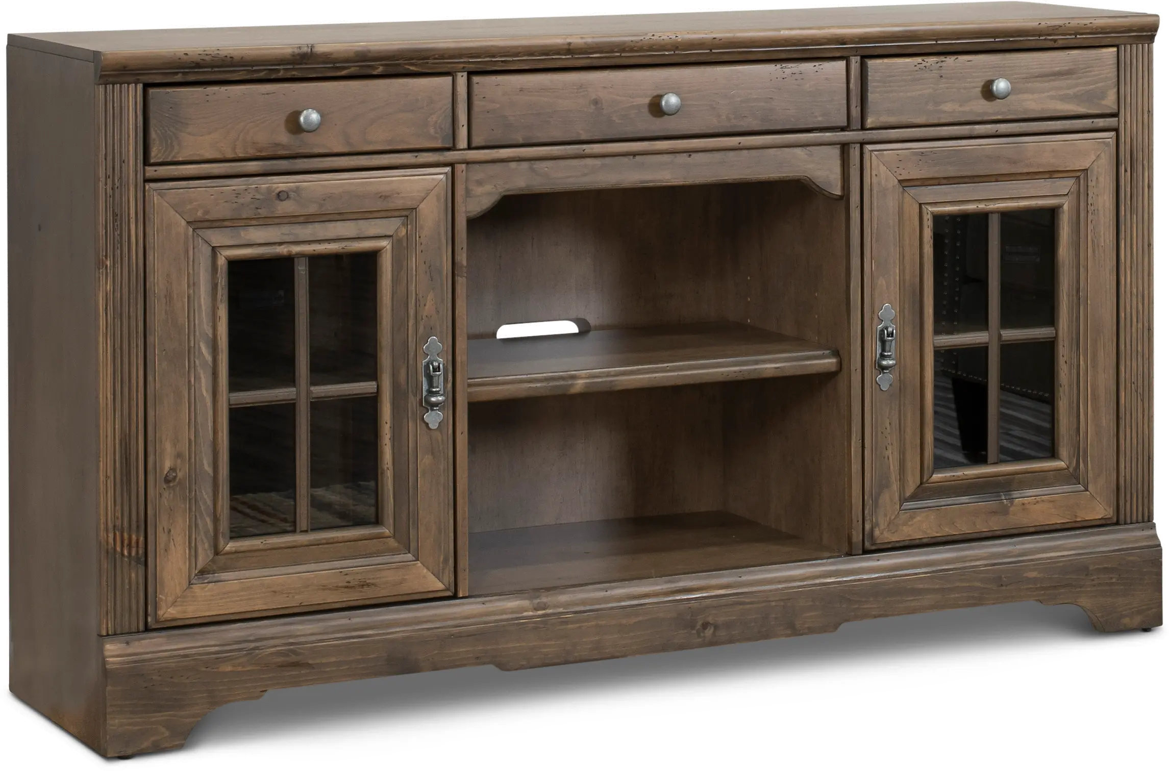 Mountain Breeze Brown 64 TV Stand