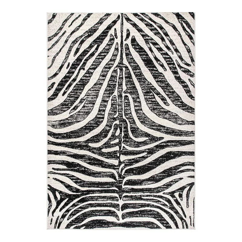 nuLOOM Royal Contemporary Zebra Stripes Area Rug