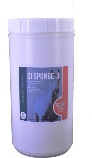 Daily Dose Equine GI Sponge 3 Toxin Absorber and Acid Neutralizer Powder Horse Supplement， 5.75-lb bucket