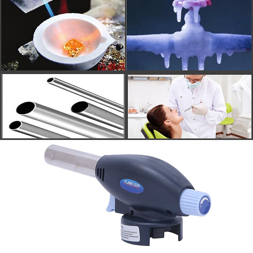 915 Outdoor Camping Bbq Flame Gas Torch Automatic Piezoelectric Ignition Flamethrower Burner