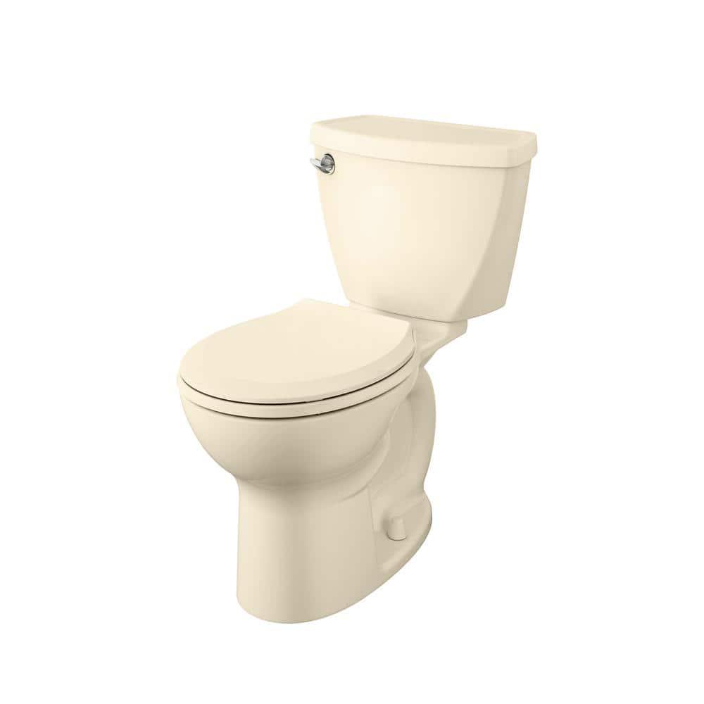 American Standard Cadet 3 FloWise Tall Height 2Piece 128 GPF Single Flush Round Toilet with Slow Close Seat in Bone